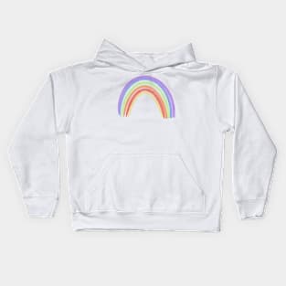 Cute Rainbow Watercolor Kids Hoodie